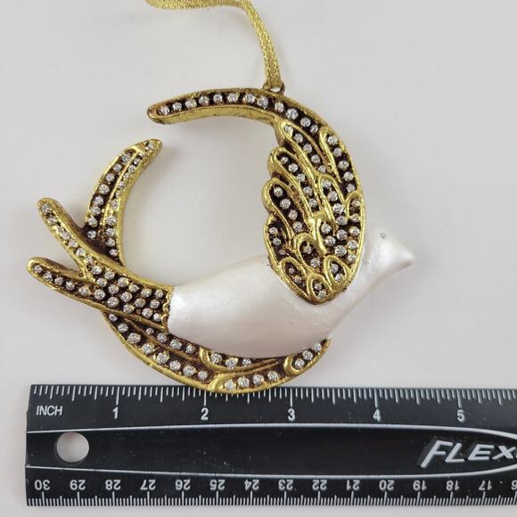 Vintage Christmas Dove Mid-century Bird Ornament - Picture 3 of 4